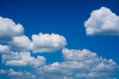 Low angle view of clouds in sky