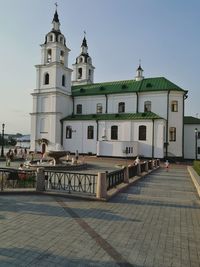 View of church against clear sky