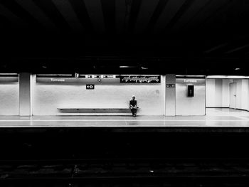 Train at night