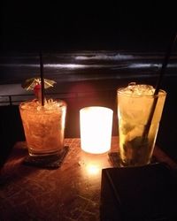 Close-up of drink on table