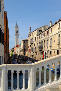 Canal amidst buildings in city