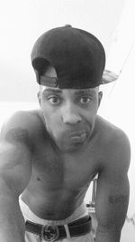 Portrait of young man