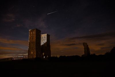 Scenic view of sky at night