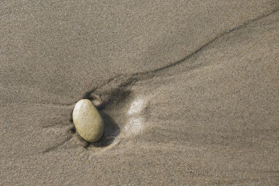 Close-up of sand on beach