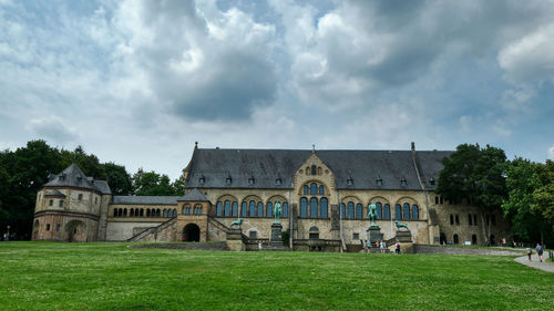 View of historical building against cloudy sky