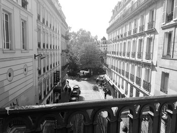 Street amidst buildings in city