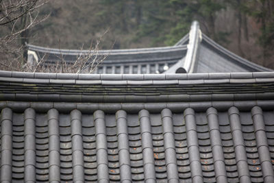 Roof of traditional temple