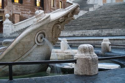 Sculpture of railing