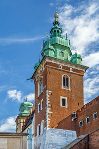 Low angle view of building against sky