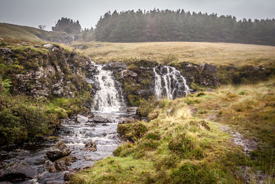 Waterfall in forest