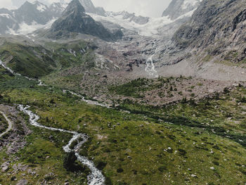 High angle view of landscape