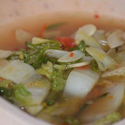 Close-up of served food