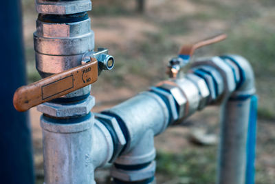 Close-up of water pipe