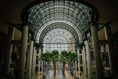 Low angle view of glass building