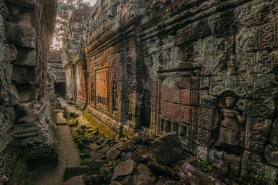 View of old ruins