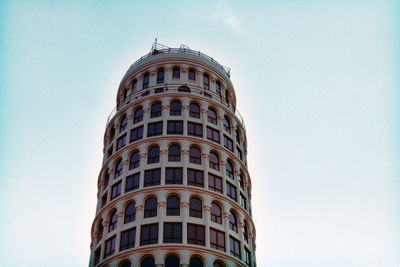 Low angle view of building against sky