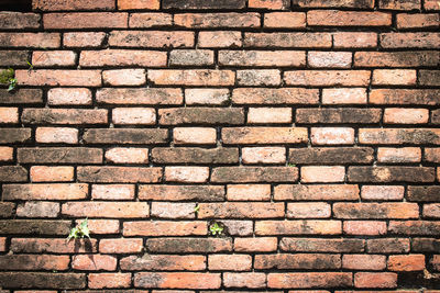 Full frame shot of brick wall