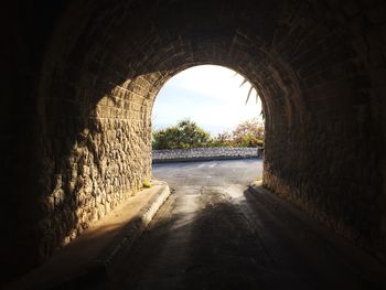 View of tunnel