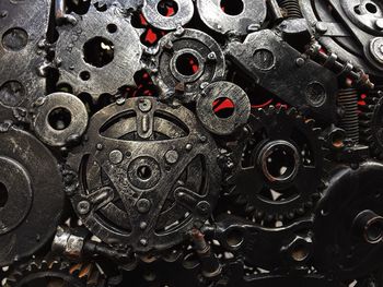 Full frame shot of machine