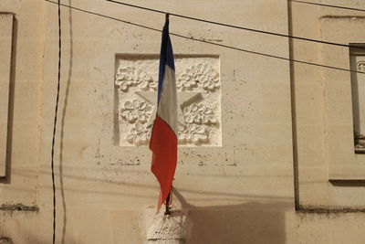 Man with red umbrella