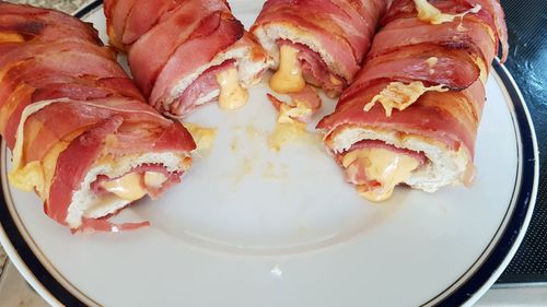 Close-up of food in plate