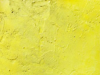 Full frame shot of yellow wall