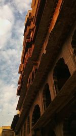 Low angle view of building against sky