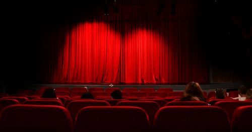 People in a theater 