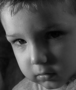 Close-up portrait of girl