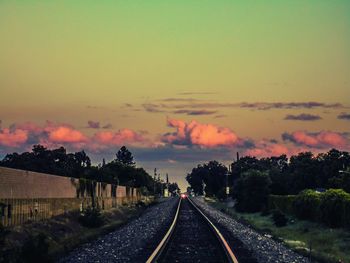 Road at sunset