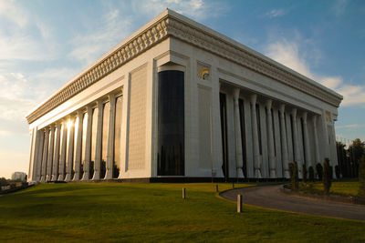 Facade of historical building