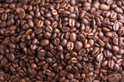 Full frame shot of coffee beans