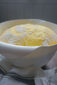 Close-up of noodles in bowl