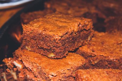 Close-up of chocolate cake