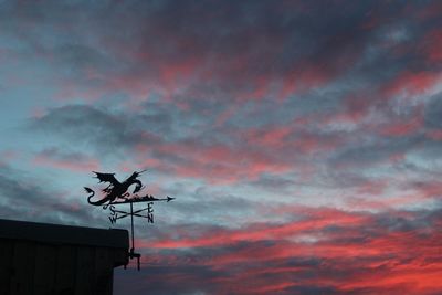 Low angle view of dramatic sky