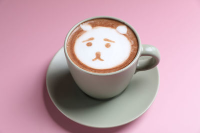Close-up of coffee on table