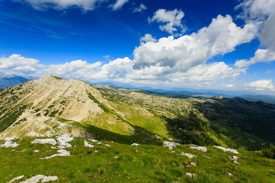 Panoramic view of landscape against sky