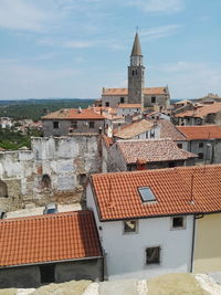 Residential structures against sky