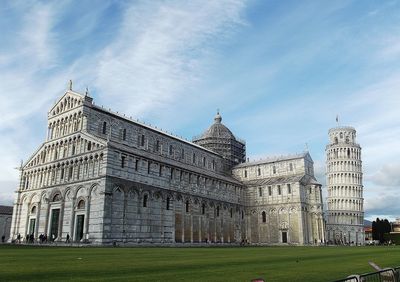 Low angle view of historical building