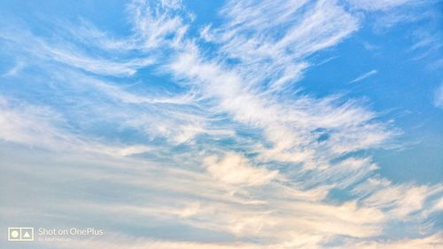 Low angle view of sky