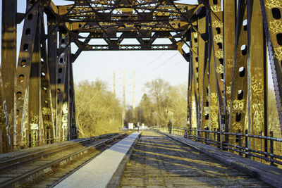 Railroad station platform