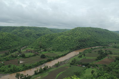 Scenic view of landscape against sky