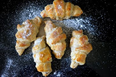 Close-up of meat eating food