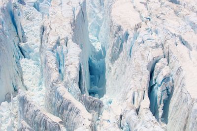 Full frame shot of frozen landscape