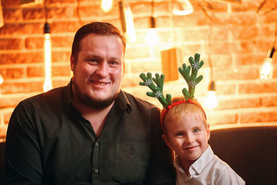 Portrait of smiling boy