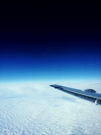 View of blue sky and clouds