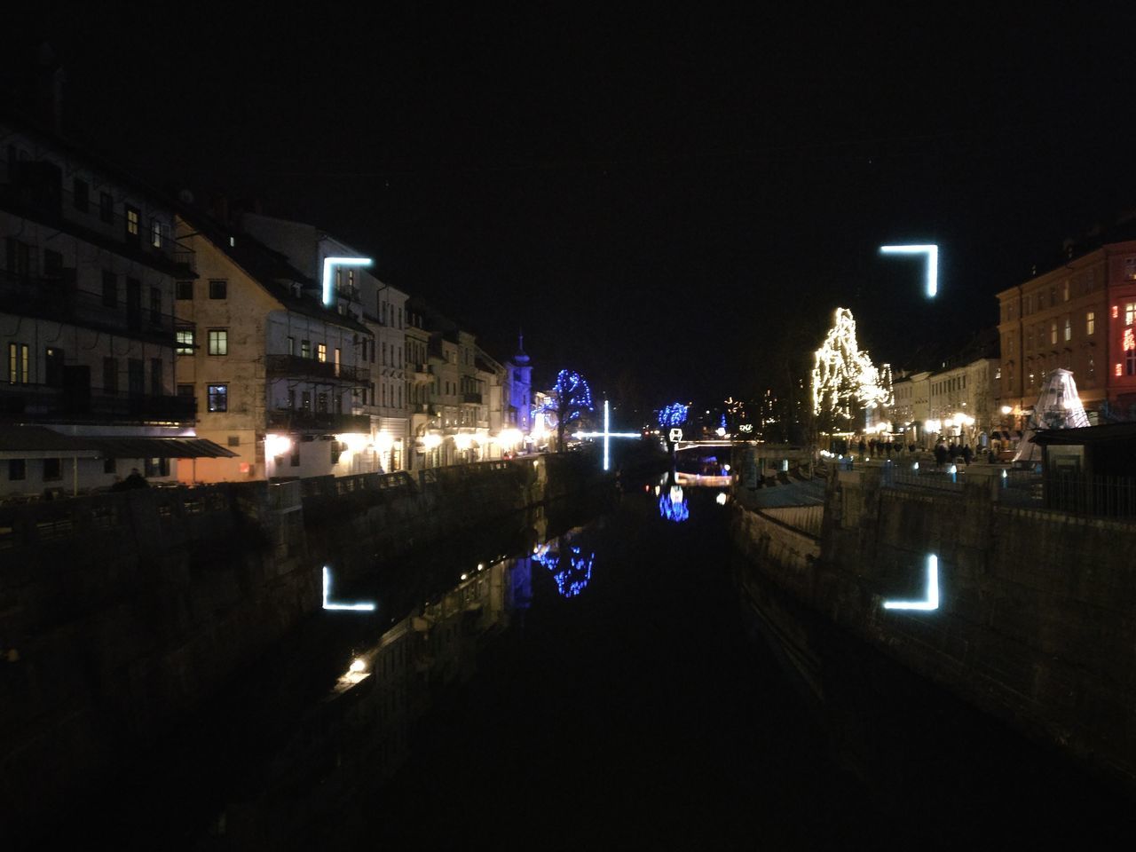 night, illuminated, architecture, built structure, building exterior, city, travel destinations, sky, no people, christmas lights, outdoors, cityscape