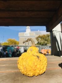 Close-up of pumpkin