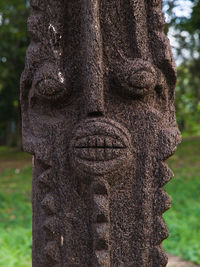 Close-up of buddha statue