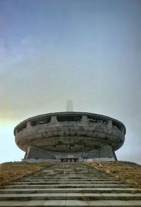 Low angle view of building against sky